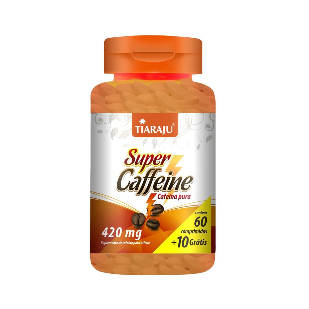 Super Caffeine 420mg 60 comprimidos Tiaraju