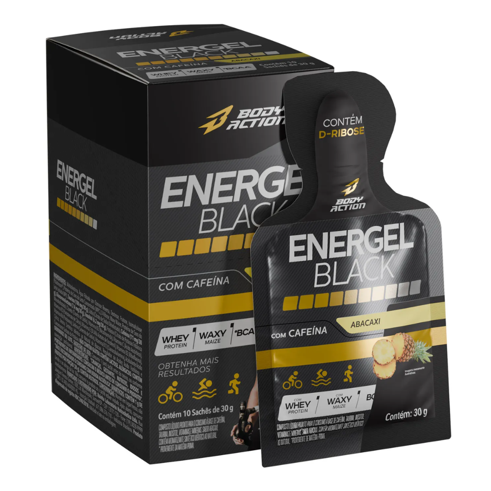 Energel Black 10x30g Abacaxi Body Action