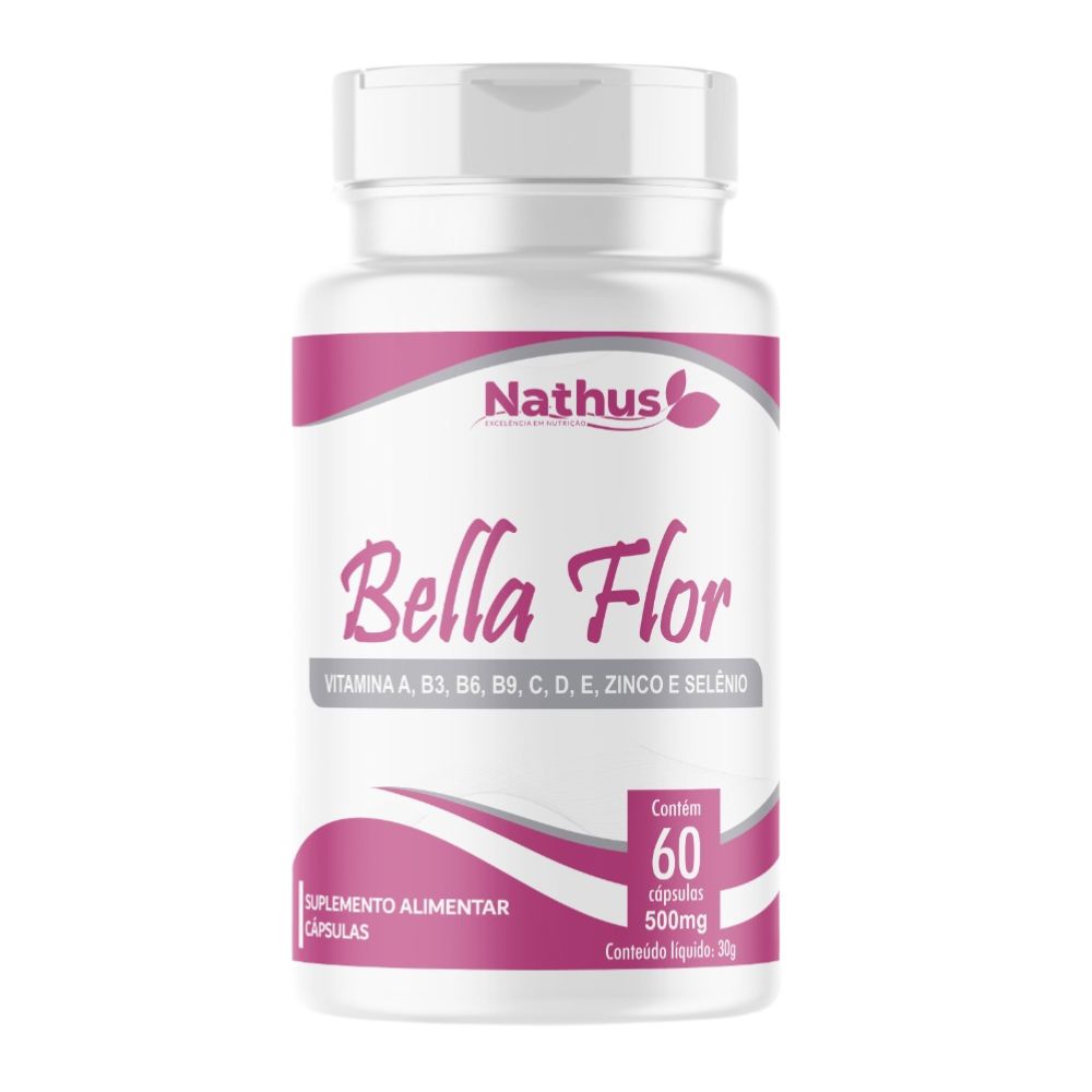 Bella Flor (Saude Feminina) 500mg 60 cápsulas Nathus