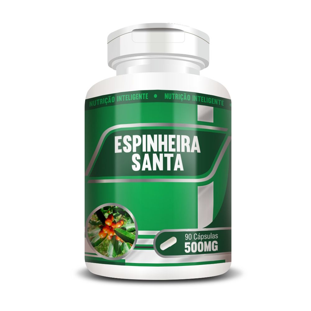 Espinheira Santa 500mg 90 cápsulas RN Suplementos