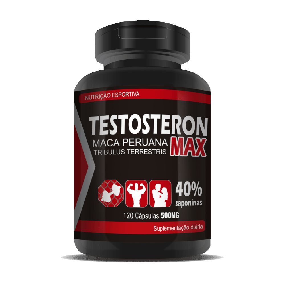 Testosteron Max 500mg 120 cápsulas RN Suplementos