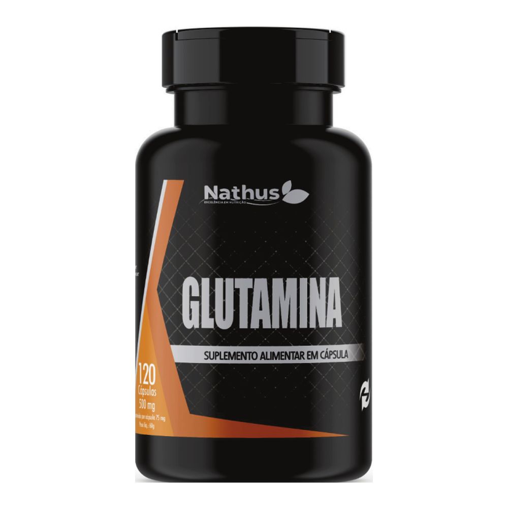 Glutamina 500mg 120 cápsulas Nathus
