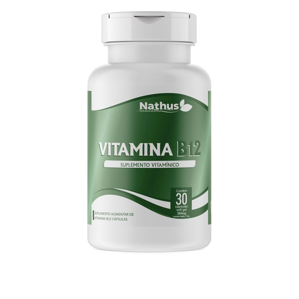 Vitamina B12 380mg 30 cápsulas Nathus