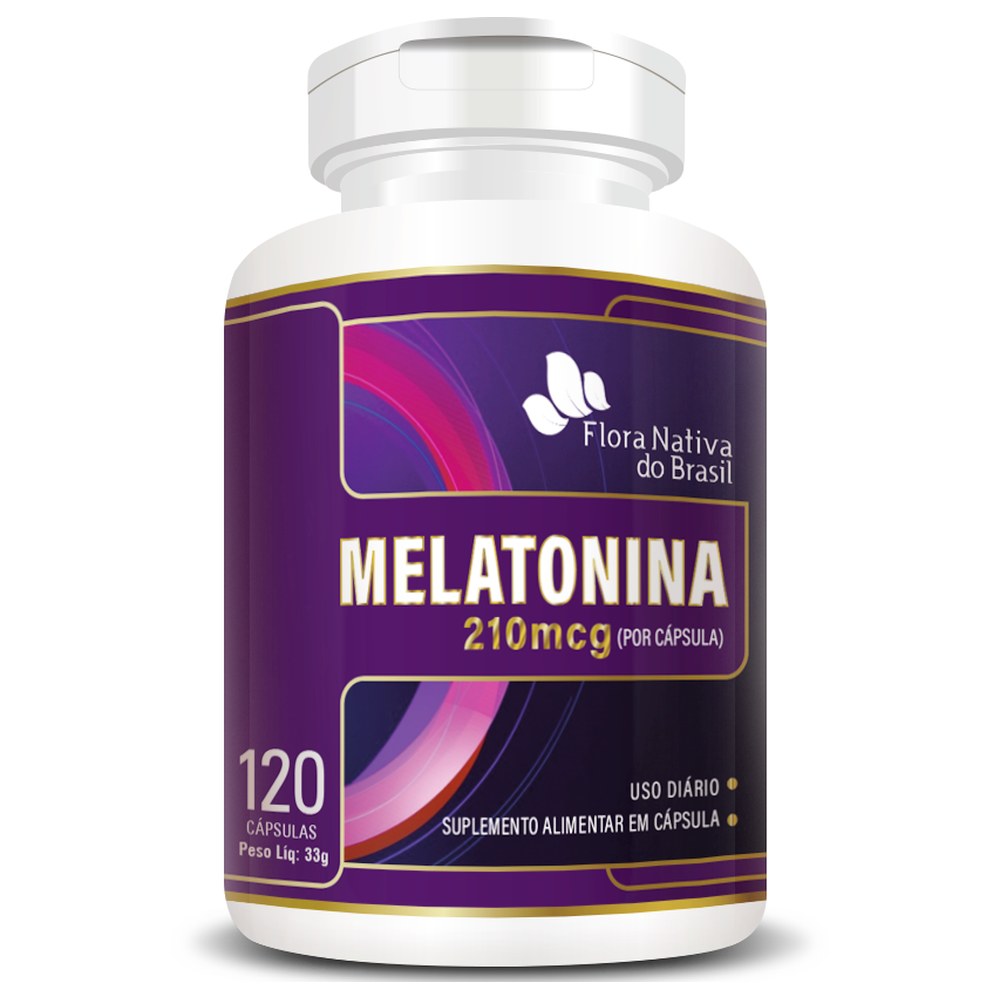 Melatonina (0,21mg) 120 cápsulas Flora Nativa