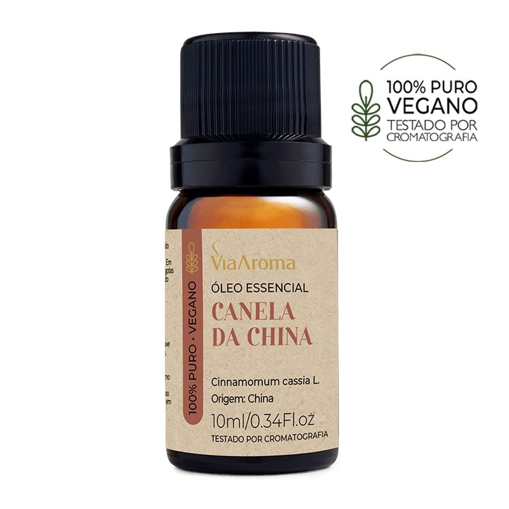 Oleo Essencial Canela da China 10ml Via Aroma