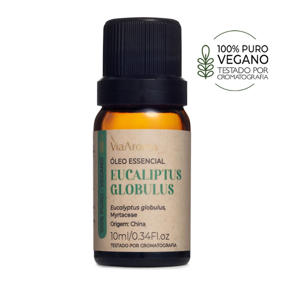 Oleo Essencial Eucalipto Globulus 10ml Via Aroma