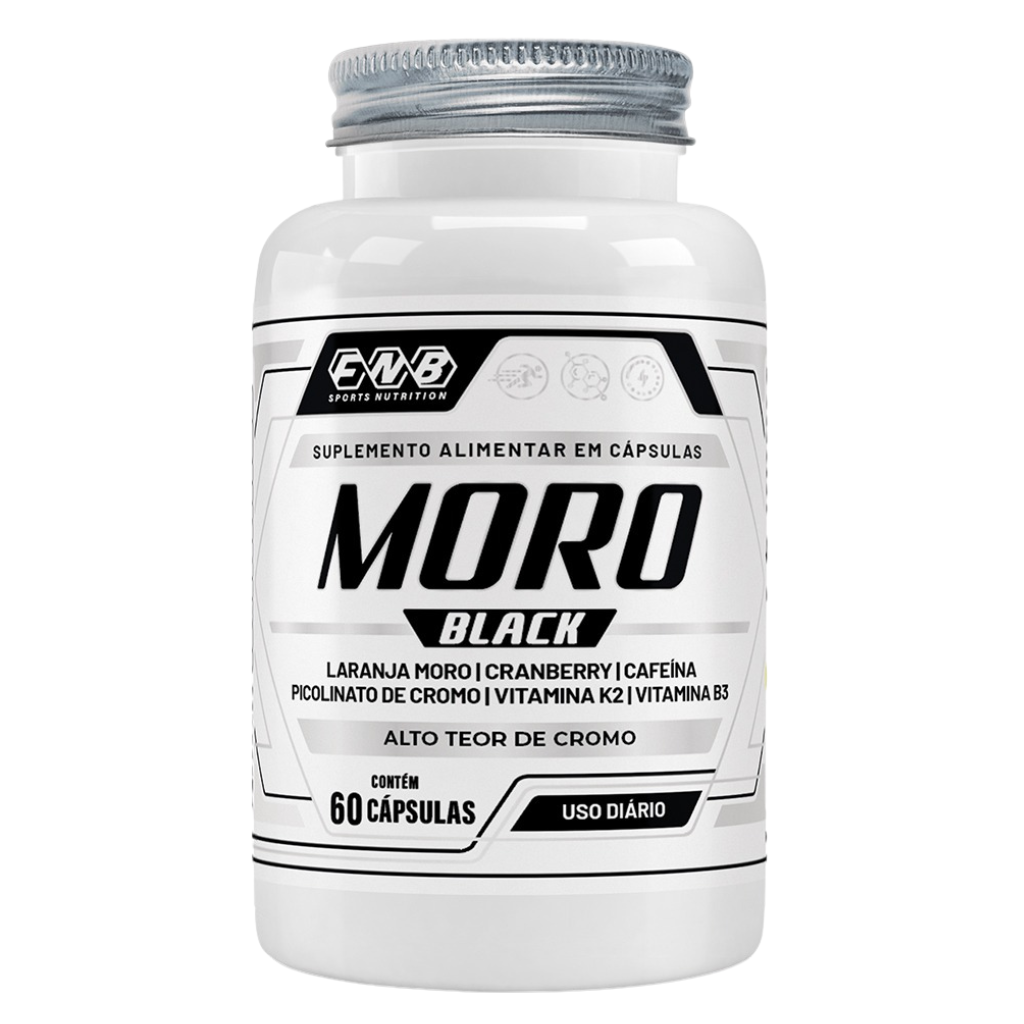 Moroblack (Com Laranja Moro, Cranberry, Quitosana, Psyllium e Cafeina) 60 cápsulas Flora Nativa