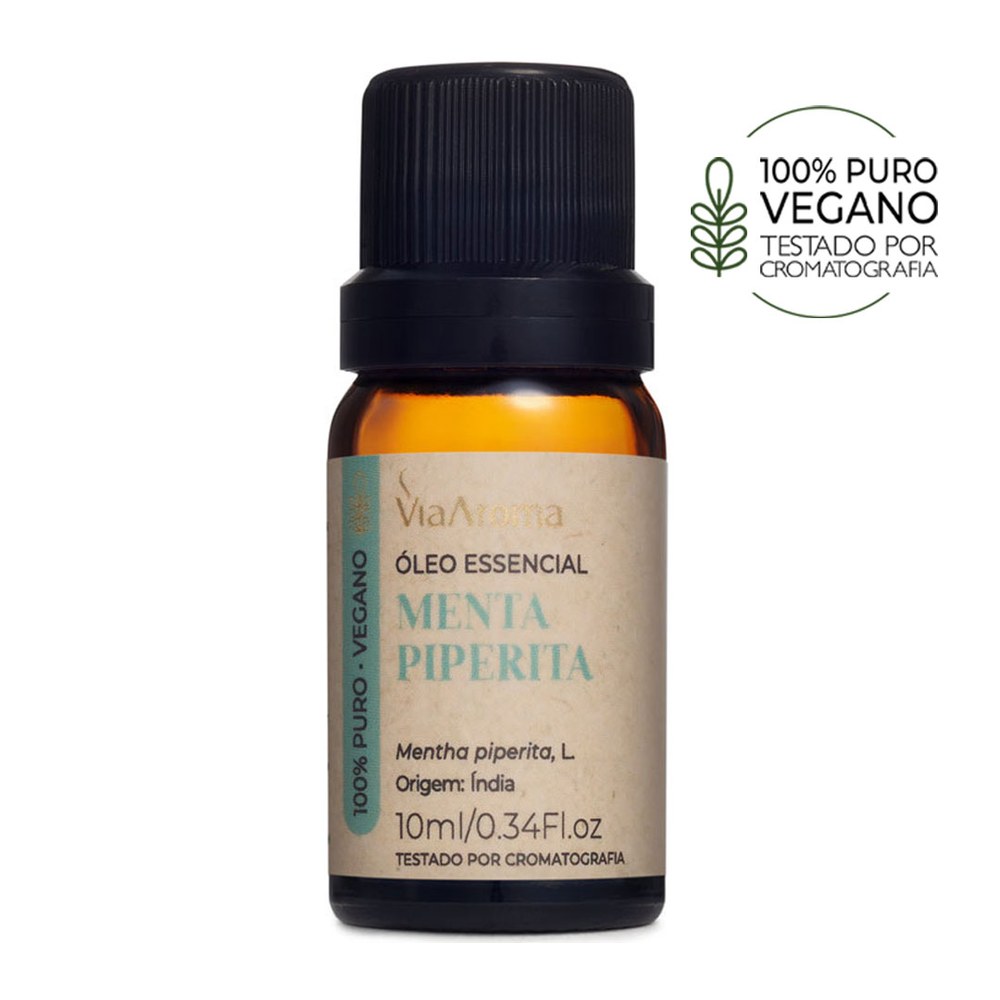 Oleo Essencial Menta Hortela 10ml Via Aroma