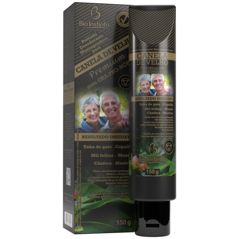 Pomada Canela de Velho Premium com Ora pro Nobis 150g Bio Instinto