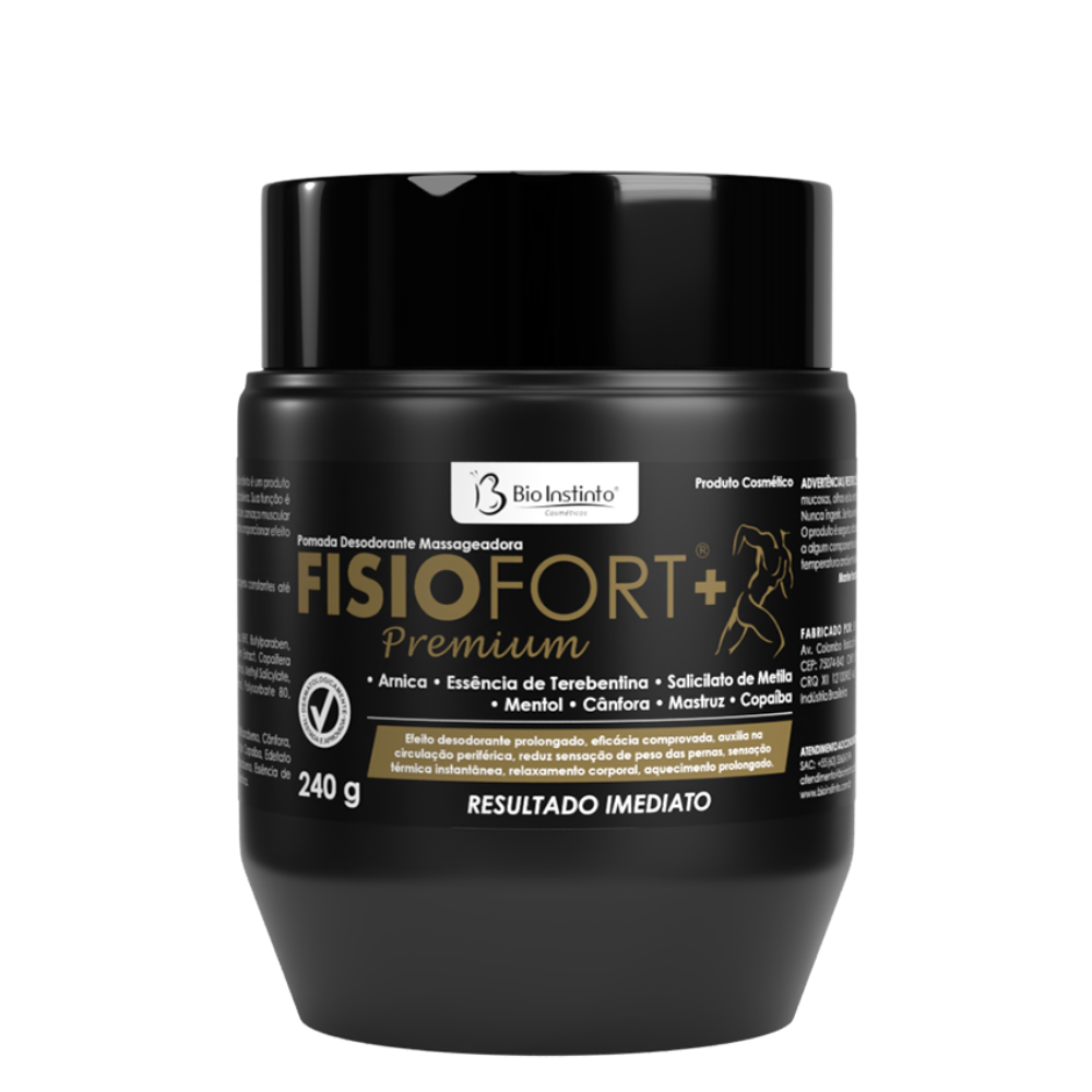 Pomada Massageadora FisioFort Premium 240g Bio Instinto