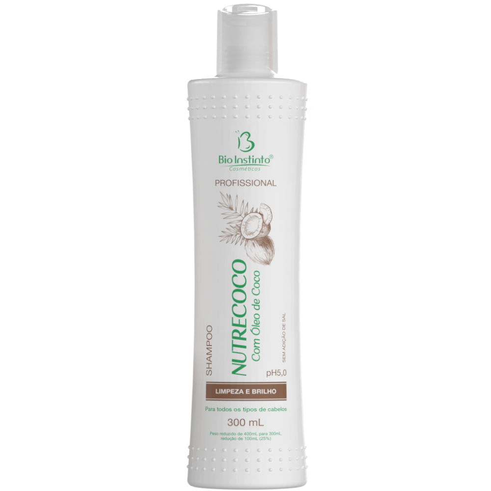 Shampoo Nutrecoco - Oleo de Coco 300ml Bio Instinto