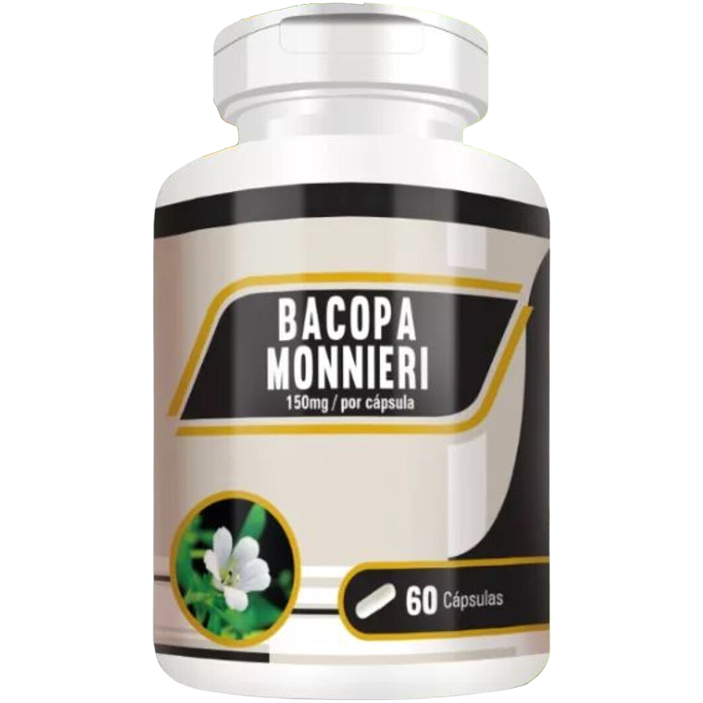 Bacopa Monnieri 150mg 60 cápsulas RN Suplementos