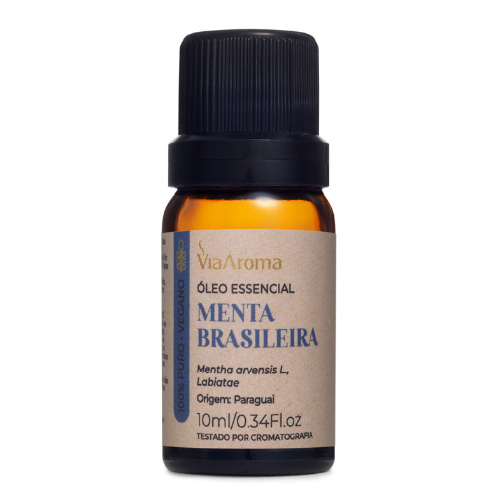Oleo Essencial Menta Brasileira 10ml Via Aroma