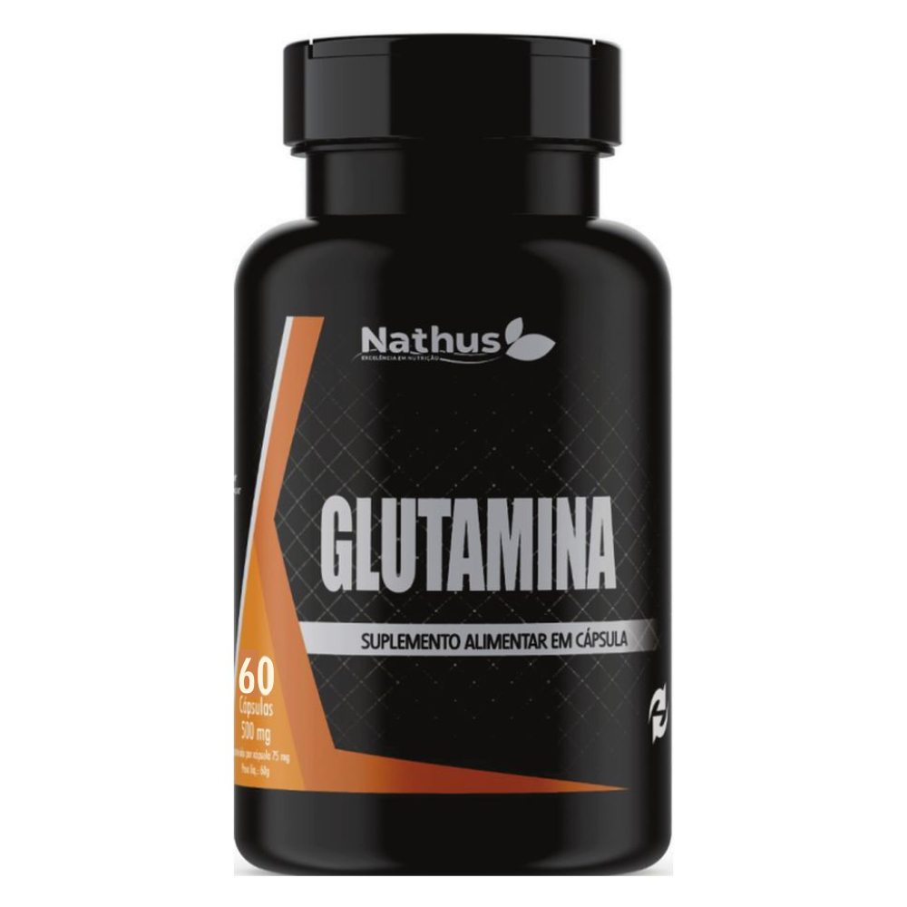 Glutamina 500mg 60 cápsulas Nathus