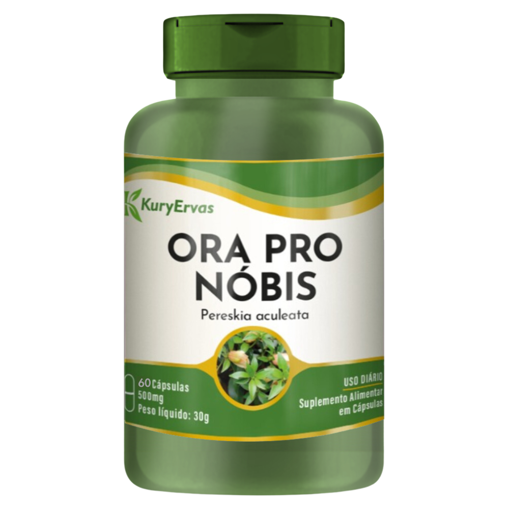 Ora Pro Nobis 500mg 60 cápsulas Kury Ervas