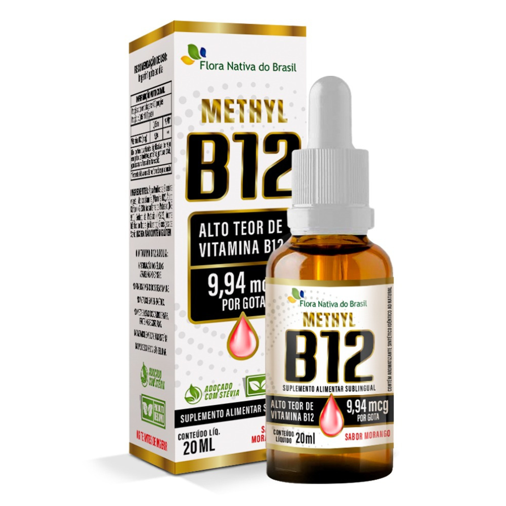 Vitamina B12 - Methyl (Metilcobalamina) 20ml Flora Nativa
