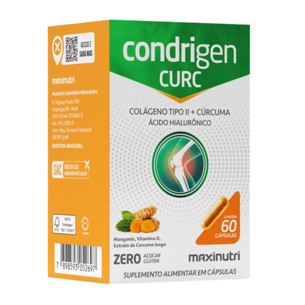 Condrigen Curc 550mg 60 cápsulas Maxinutri