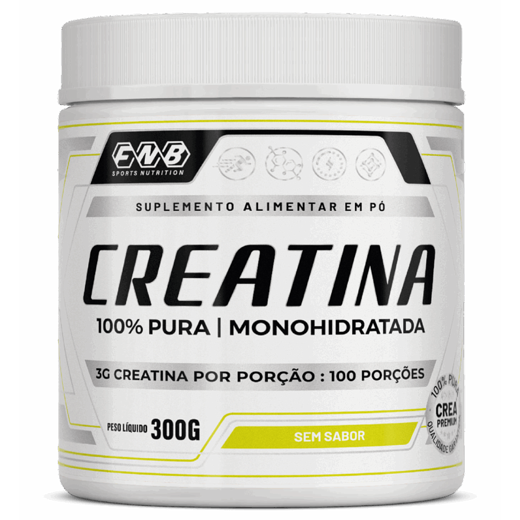 Creatina Monohidratada - 100% pura 300g Flora Nativa