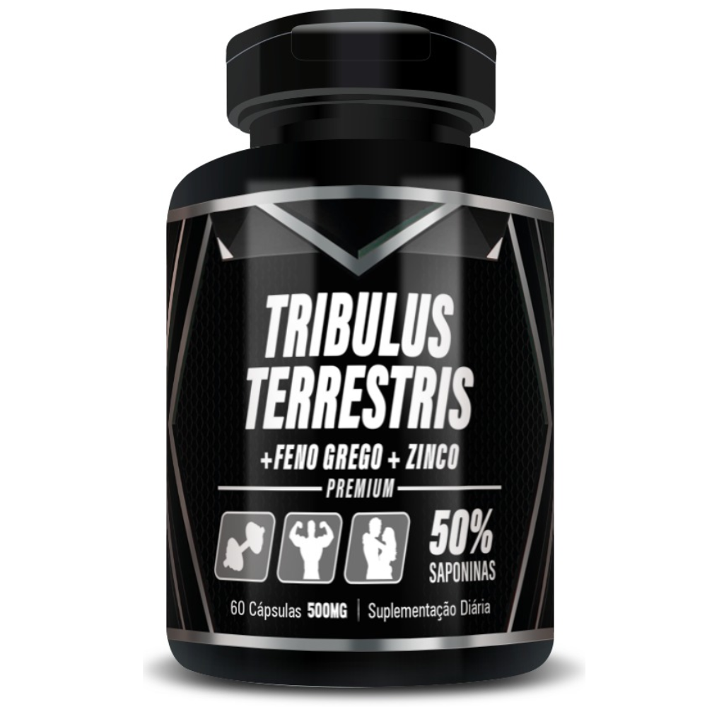 Tribulus Terrestris - Com Feno Grego e Zinco - 500mg 60 cápsulas Kury Ervas