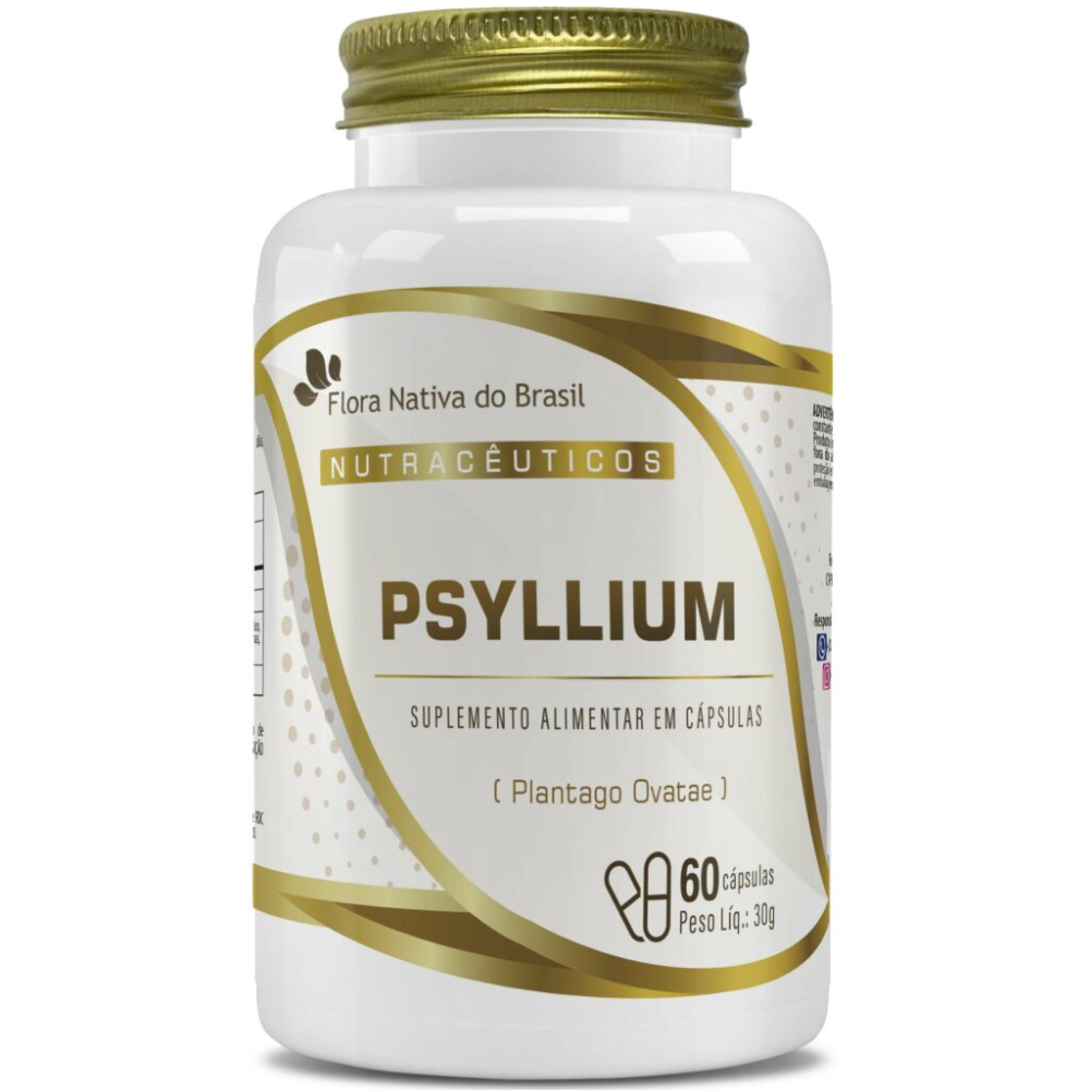 Psyllium 500mg 60 cápsulas Flora Nativa