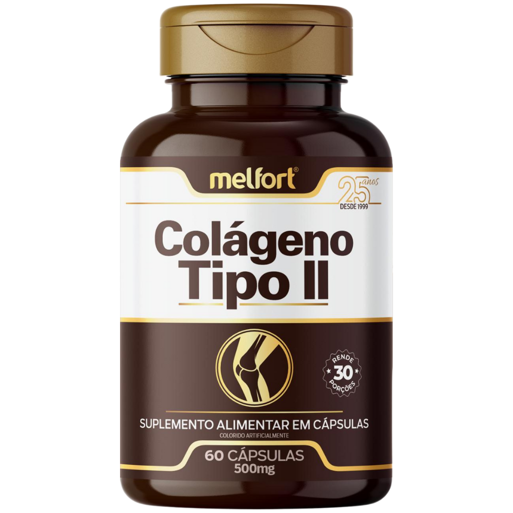 Colageno Tipo II 500mg 60 cápsulas Melfort