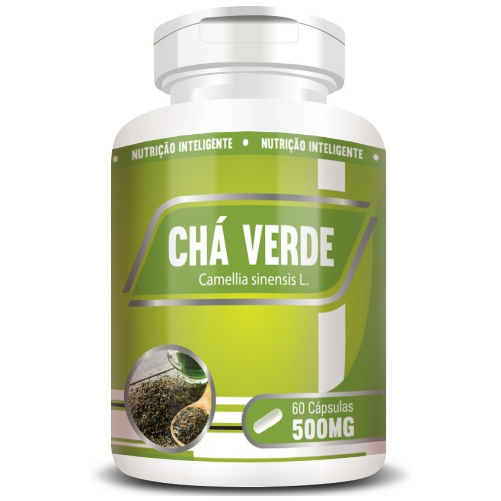 Cha Verde 500mg 60 cápsulas RN Suplementos