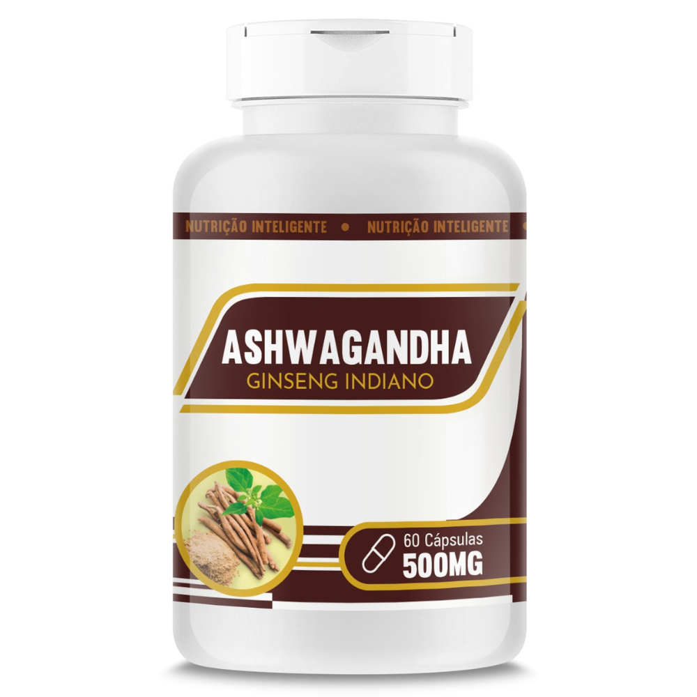 Ashwagandha - Ginseng Indiano 500mg 60 cápsulas RN Suplementos