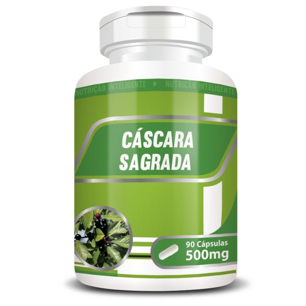 Cascara Sagrada 500mg 90 cápsulas RN Suplementos