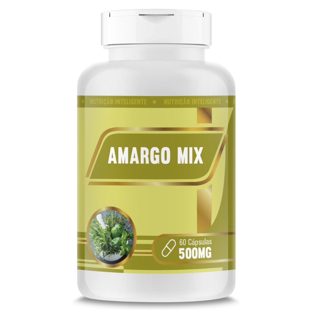 Amargo Mix 500mg 60 cápsulas RN Suplementos
