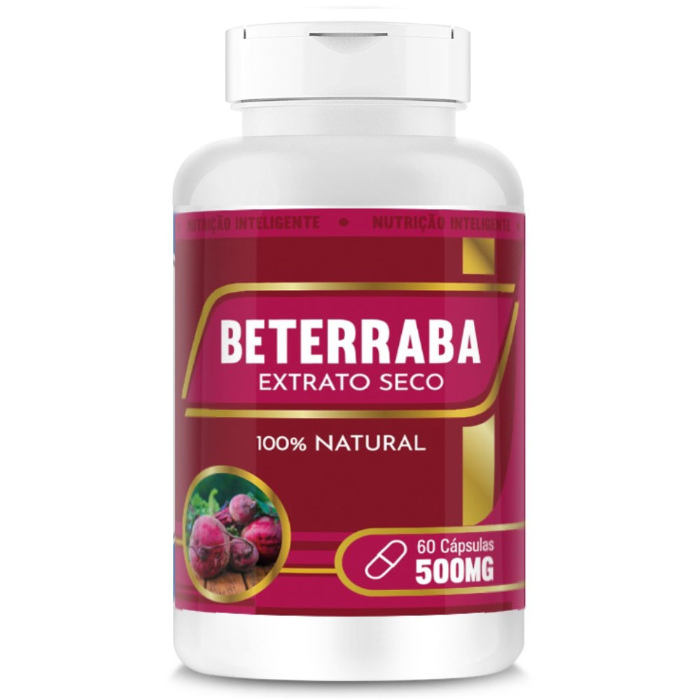 Beterraba (extrato seco) 500mg 60 cápsulas RN Suplementos