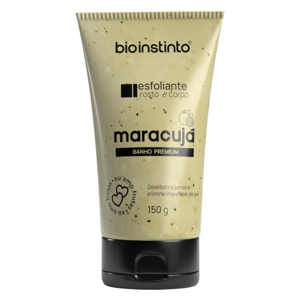 Esfoliante Bisnaga Maracuja Rosto e Corpo 150g Bio Instinto