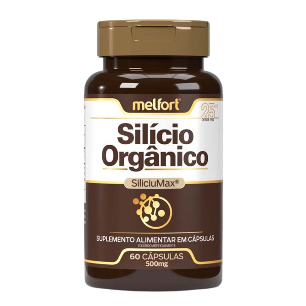 Silicio Organico 500mg 60 cápsulas Melfort