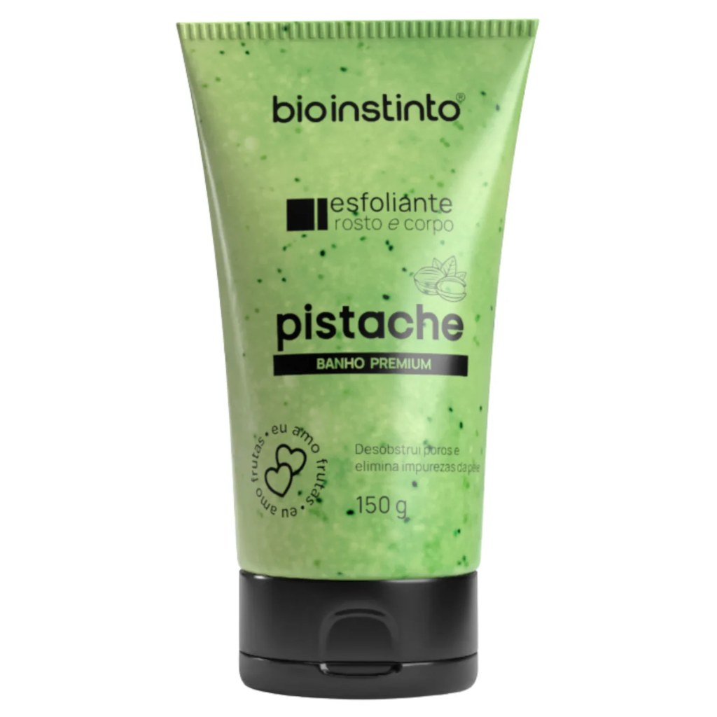 Esfoliante Bisnaga Pistache Rosto e Corpo 150g Bio Instinto