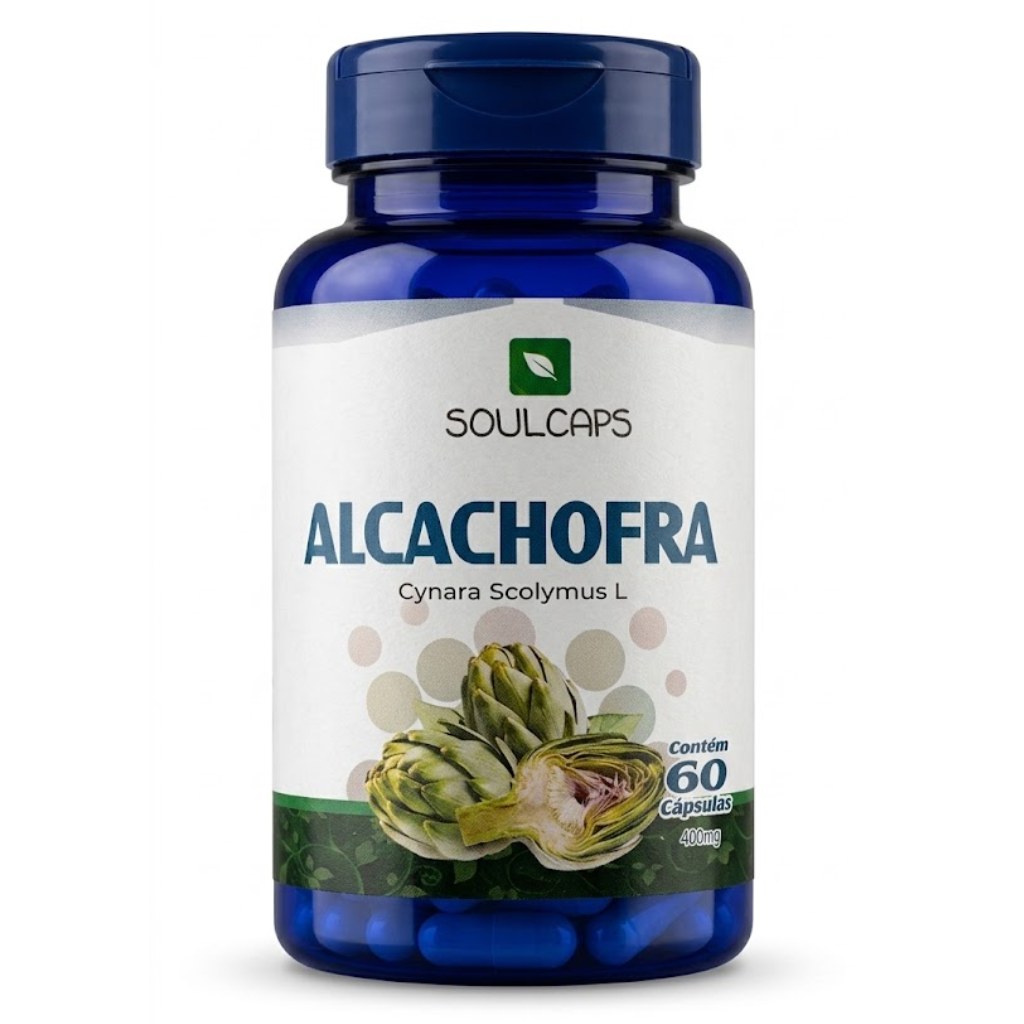 Alcachofra 400mg 60 cápsulas Soulcaps Distrivida