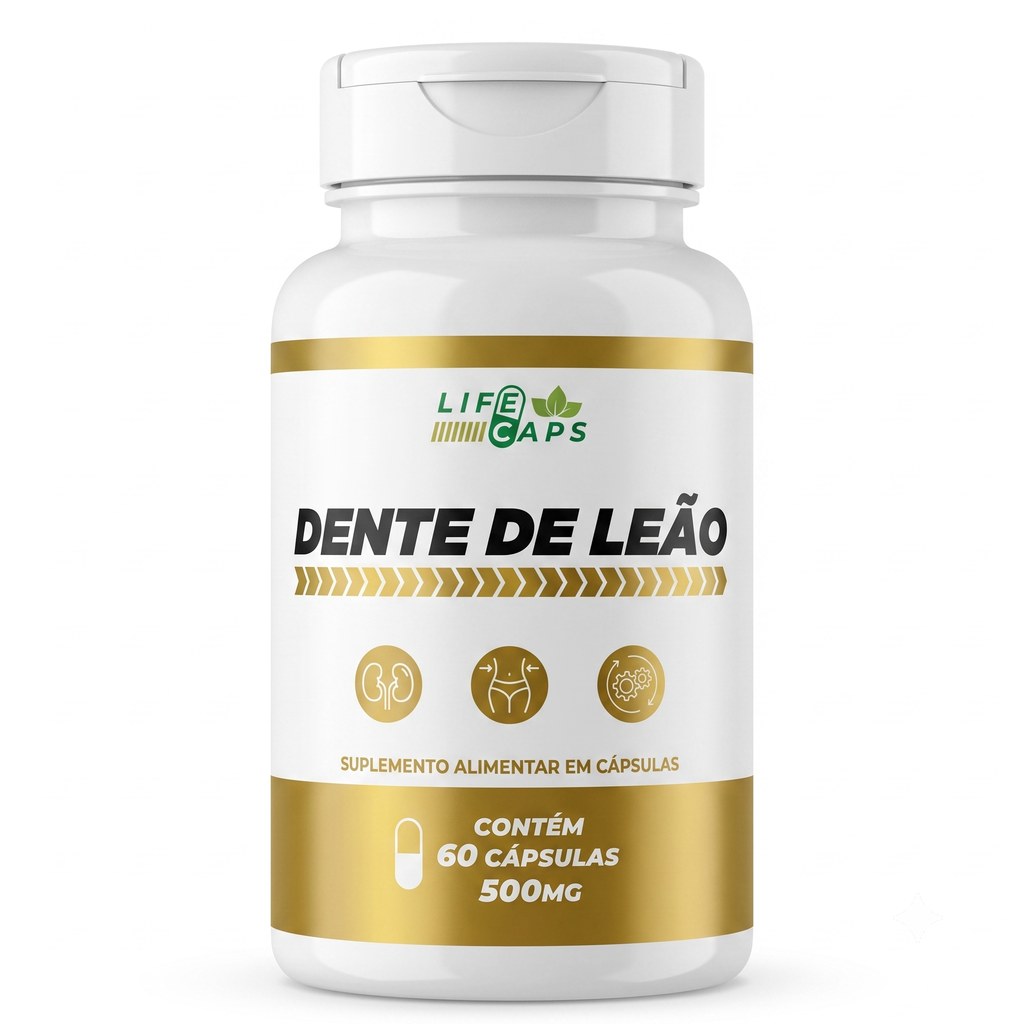 Dente de Leão 500mg 60 cápsulas Lifecaps Distrivida