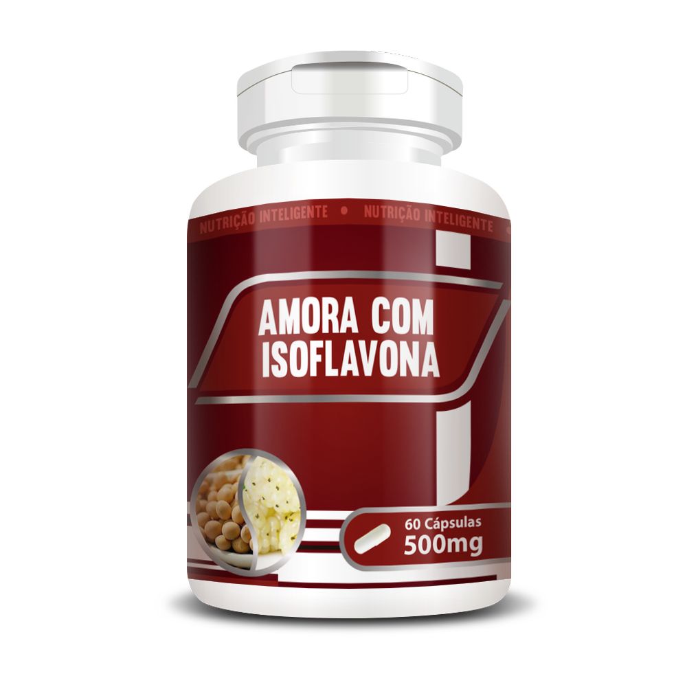 Amora com Isoflavona (Amora Branca) 500mg 60 cápsulas RN Suplementos