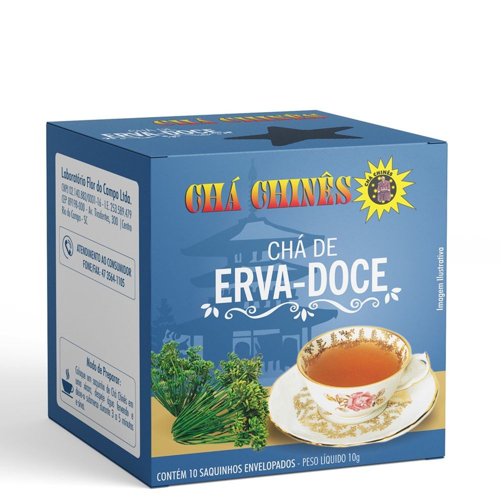 Cha Erva Doce 10g Cha Chines