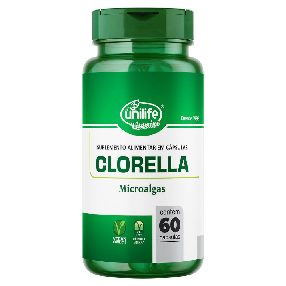 Clorella 500mg 60 cápsulas Unilife