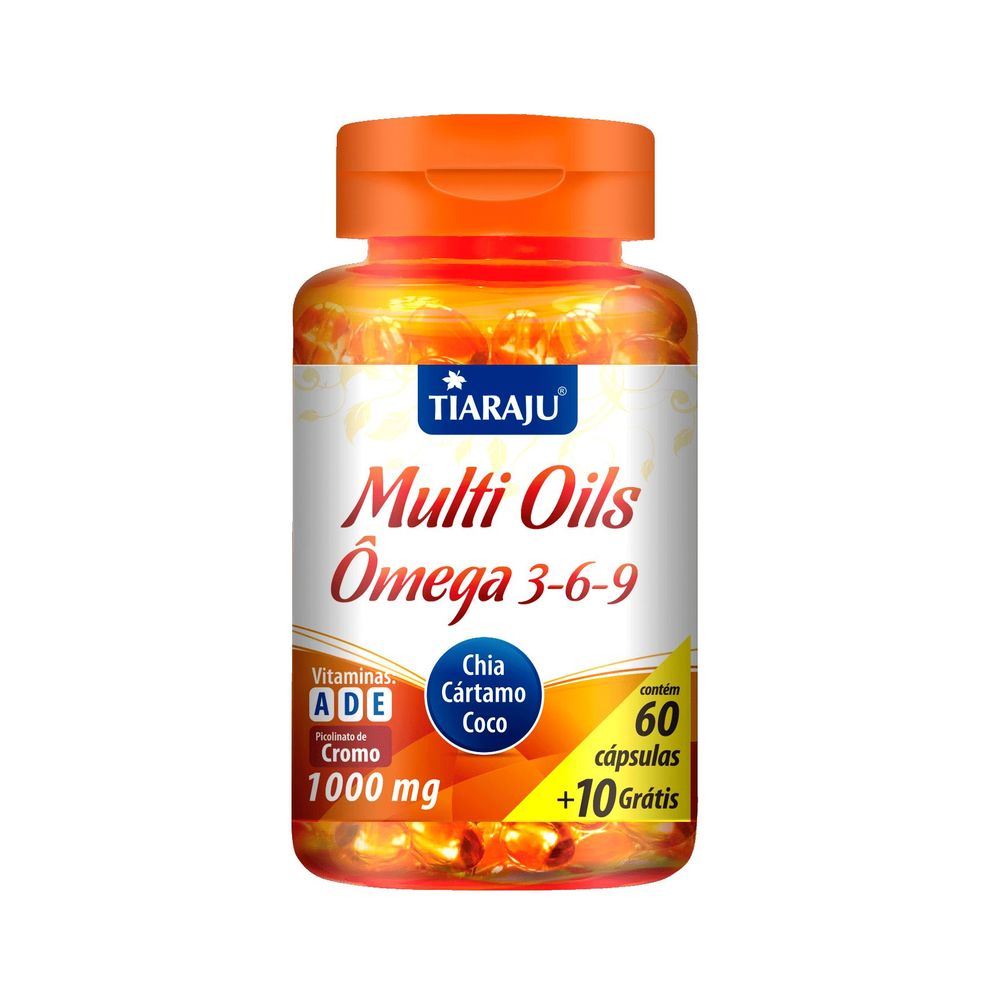 Multi Oils Omega 3/6/9 1000mg 60+10 cápsulas Tiaraju